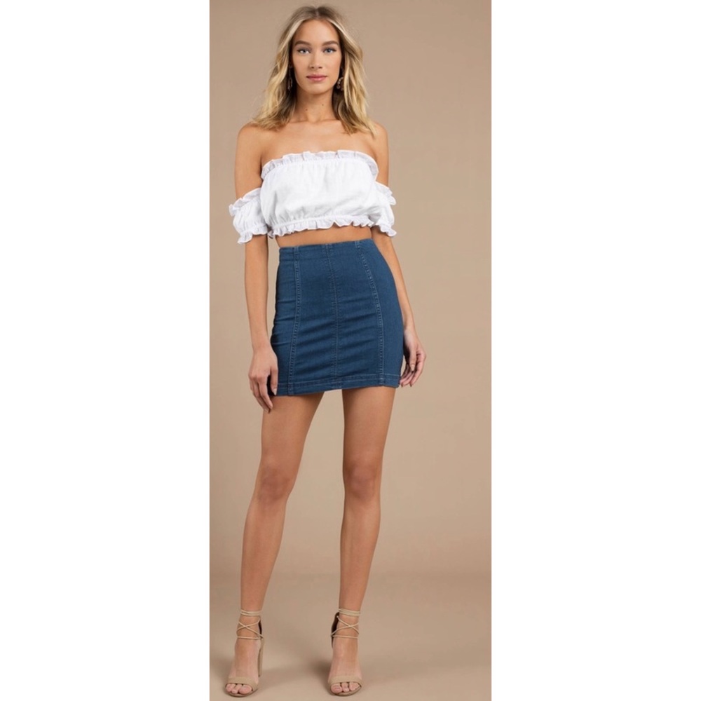 Free People Modern Femme Denim Skirt - Picture 4 of 4